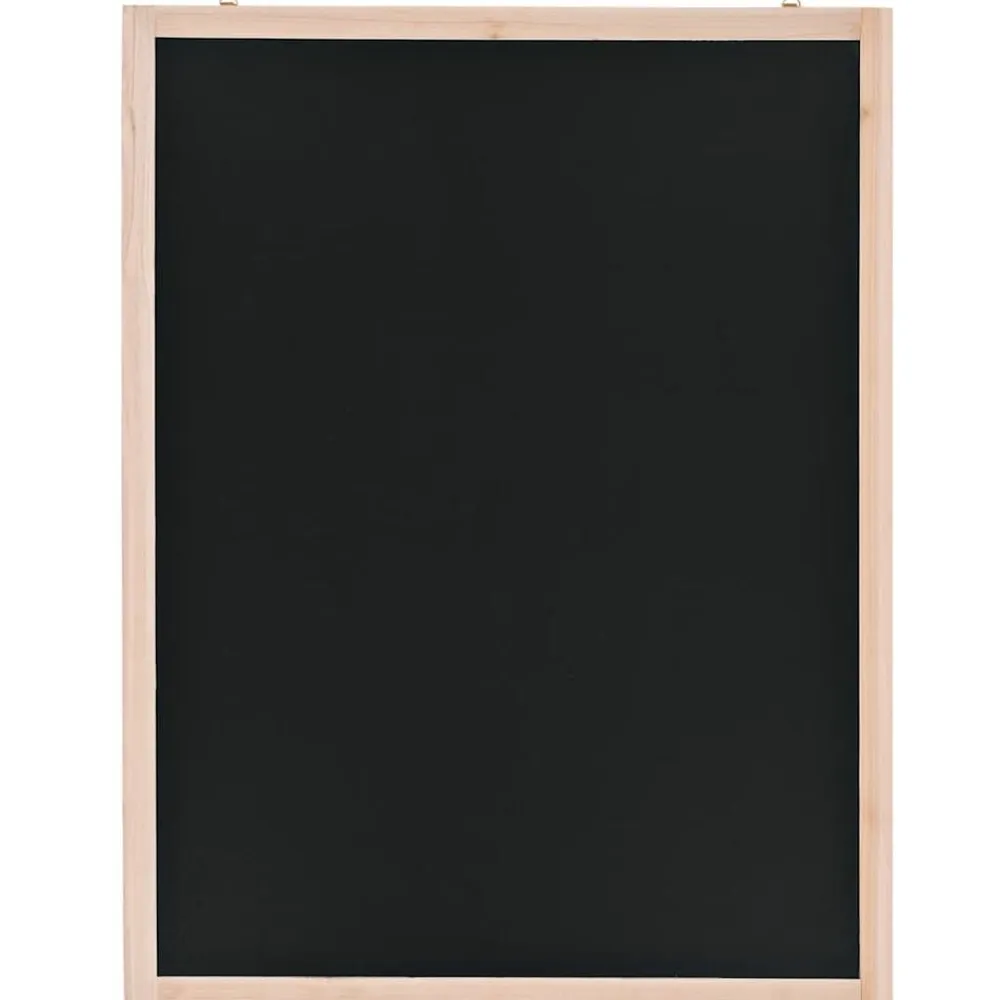 vidaXL Material De Oficina-Pizarra de pared de madera de cedro 60x80 cm