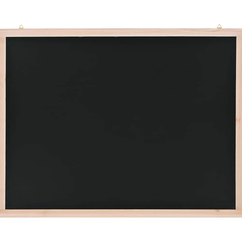vidaXL Material De Oficina-Pizarra de pared de madera de cedro 60x80 cm