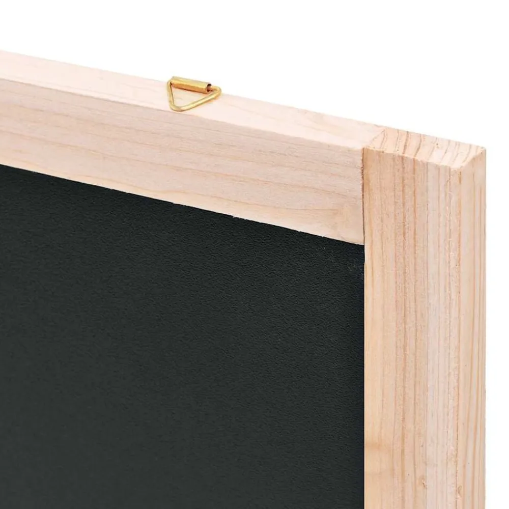 vidaXL Material De Oficina-Pizarra de pared de madera de cedro 60x80 cm