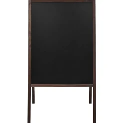 vidaXL Pizarra de pie de doble cara madera de cedro 60x80 cm New