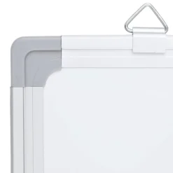vidaXL Material De Oficina-Pizarra magnética aluminio 40x30x1,7 cm