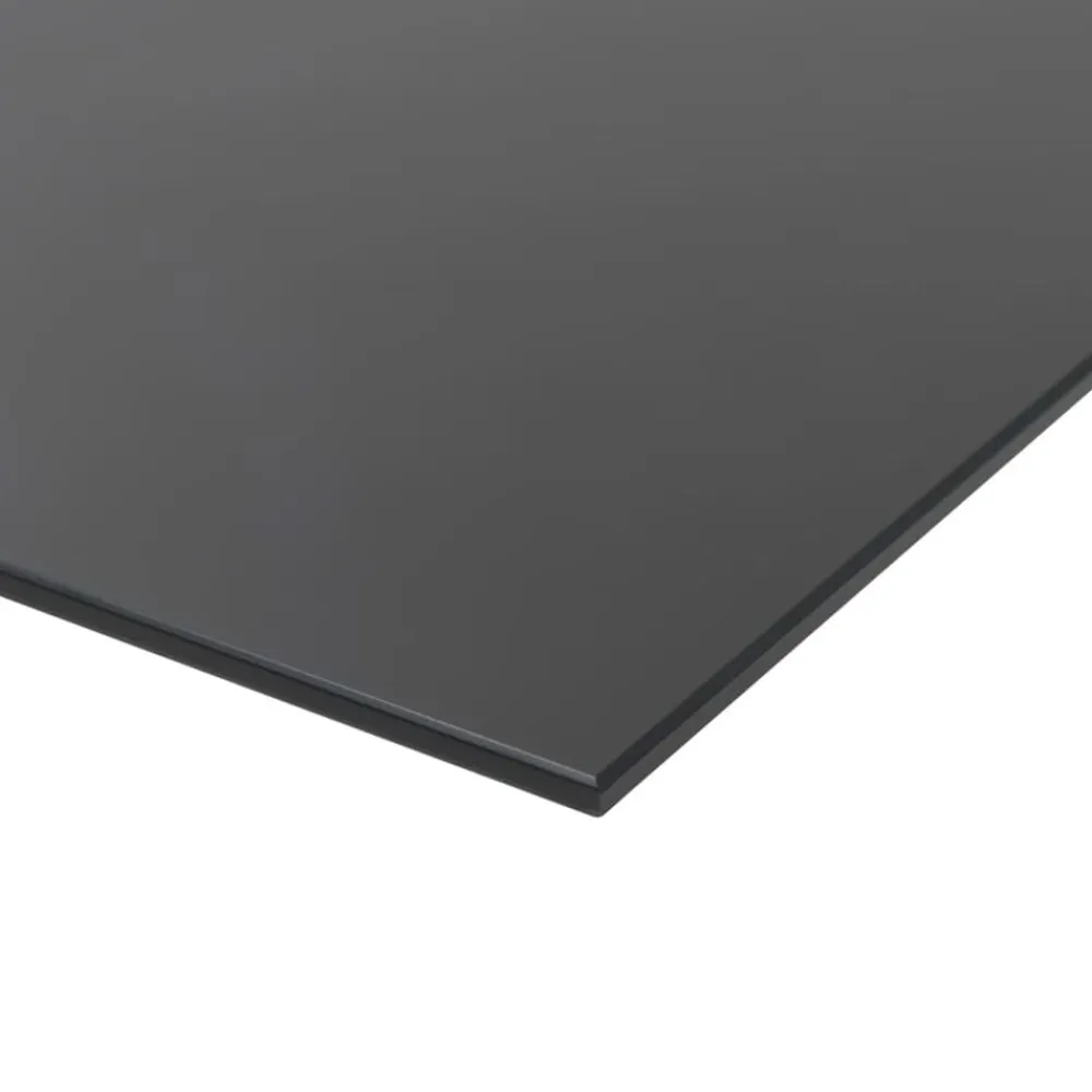vidaXL Material De Oficina-Pizarra magnética de pared negra vidrio 60x20 cm
