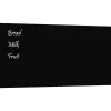 vidaXL Pizarra magnética de pared vidrio templado 100x50 cm Negro Clearance