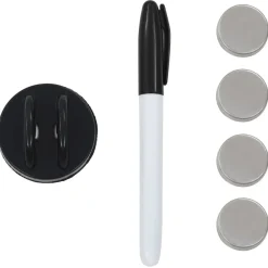 vidaXL Pizarra magnética de pared vidrio 40x40 cm Blanco Sale