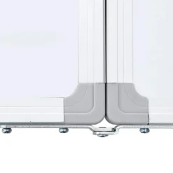 vidaXL Material De Oficina-Pizarra magnética plegable aluminio 80x80x1,7 cm
