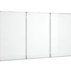 vidaXL Material De Oficina-Pizarra magnética plegable aluminio 120x80x1,7 cm