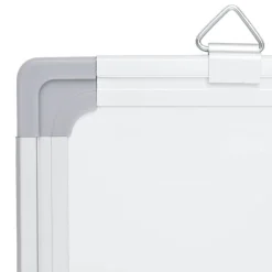 vidaXL Material De Oficina-Pizarra magnética plegable aluminio 120x80x1,7 cm