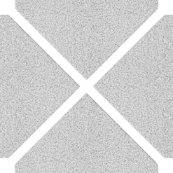 vidaXL Placa de peso para sombrilla 4 uds granito triangular 14kg Gris Online