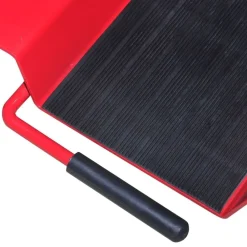 vidaXL Plataforma rodante dolly para motocicletas roja New