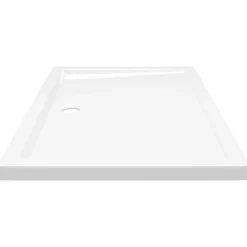 vidaXL Plato de ducha rectangular ABS 70x90 cm Blanco Best