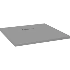 vidaXL Plato de ducha SMC 80x80 cm Gris Hot