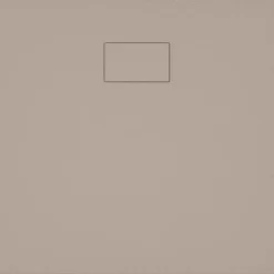 vidaXL Fontanería-Plato de ducha SMC marrón 80x80 cm
