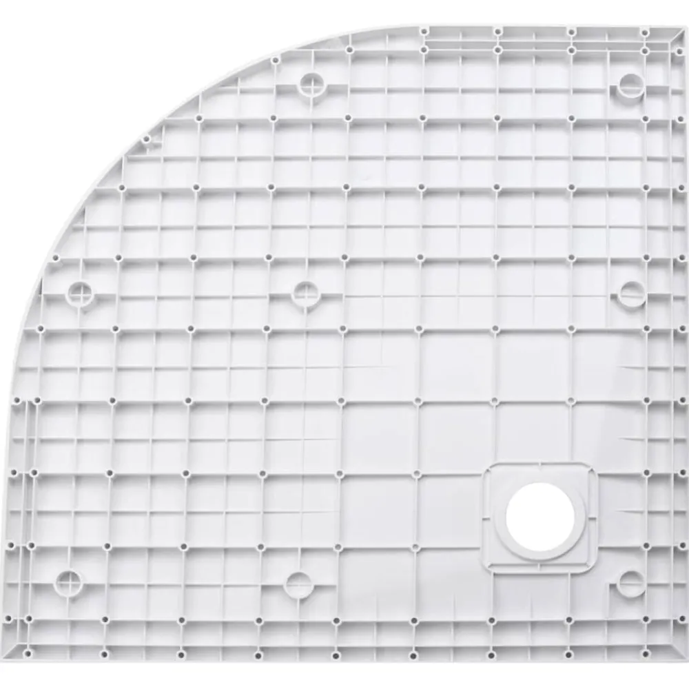 vidaXL Plato de ducha SMC 90x90 cm Blanco Clearance