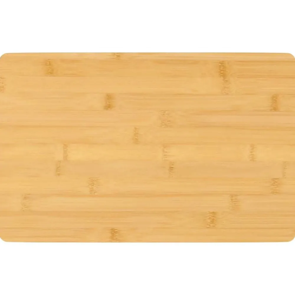 vidaXL Platos de desayuno 6 uds bambú 22x14x0,8 cm New