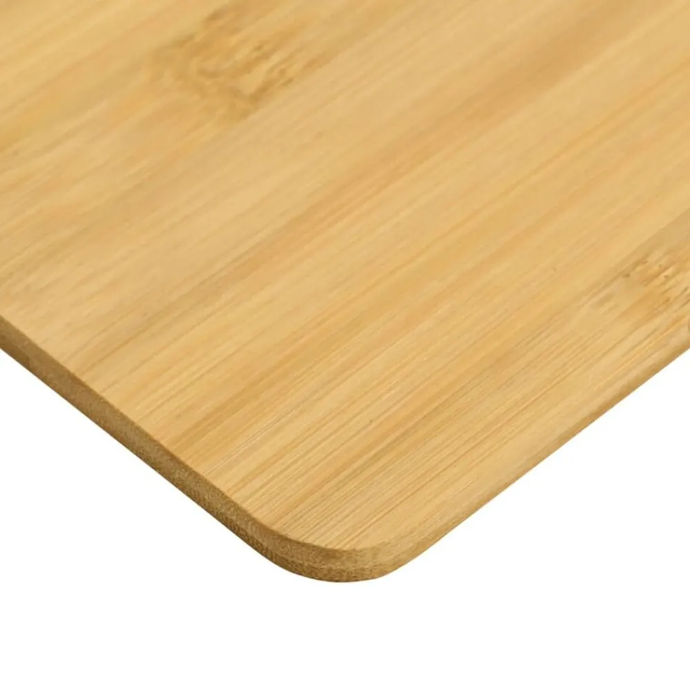 vidaXL Platos de desayuno 6 uds bambú 22x14x0,8 cm New