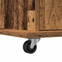 vidaXL Podio Madera vieja 55 x 55 x 107 cm Madera de ingeniería Madera envejecida Discount