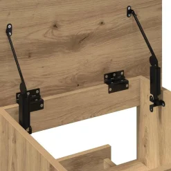 vidaXL Podio Roble artesanal 55 x 55 x 107 cm Madera de ingeniería Roble artisan Best
