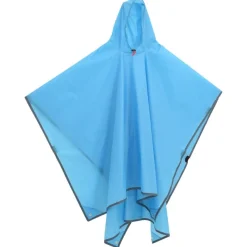 vidaXL Poncho de lluvia con capucha diseño 2 en 1 223x145 cm Azul Online