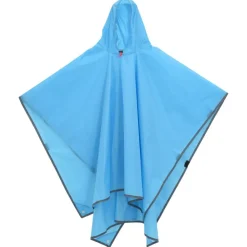 vidaXL Poncho de lluvia con capucha diseño 2 en 1 223x145 cm Azul Online