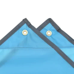 vidaXL Poncho de lluvia con capucha diseño 2 en 1 223x145 cm Azul Online