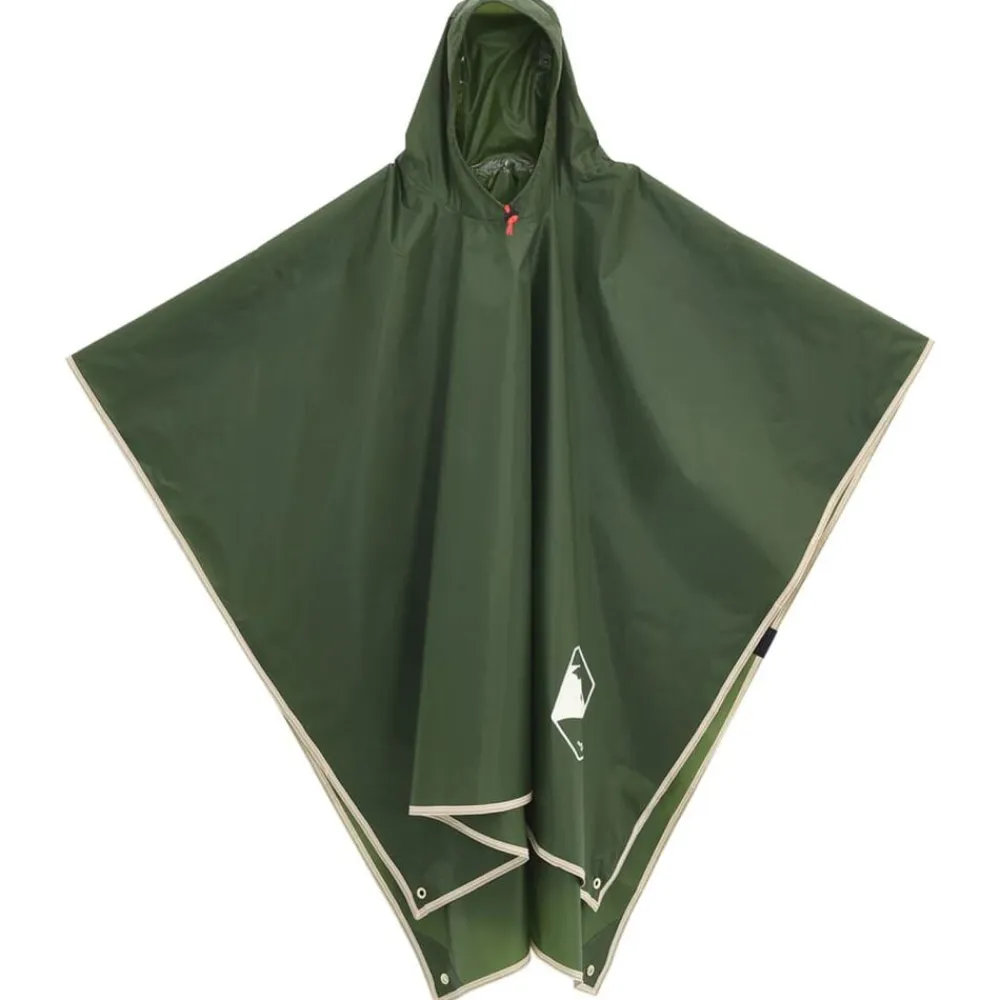 vidaXL Actividades Al Aire Libre-Poncho de lluvia con capucha diseño 2 en 1 223x145 cm