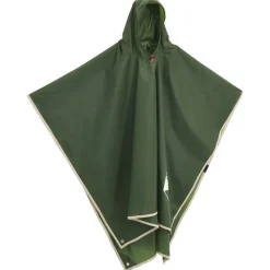 vidaXL Actividades Al Aire Libre-Poncho de lluvia con capucha diseño 2 en 1 223x145 cm