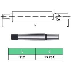 vidaXL Accesorios Para Herramientas-Portabrocas de liberación rápida MT2-B16 rango de sujeción 13mm