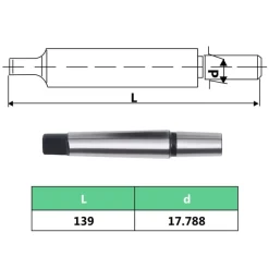 vidaXL Portabrocas de liberación rápida MT2-B18 rango de sujeción 16mm Online