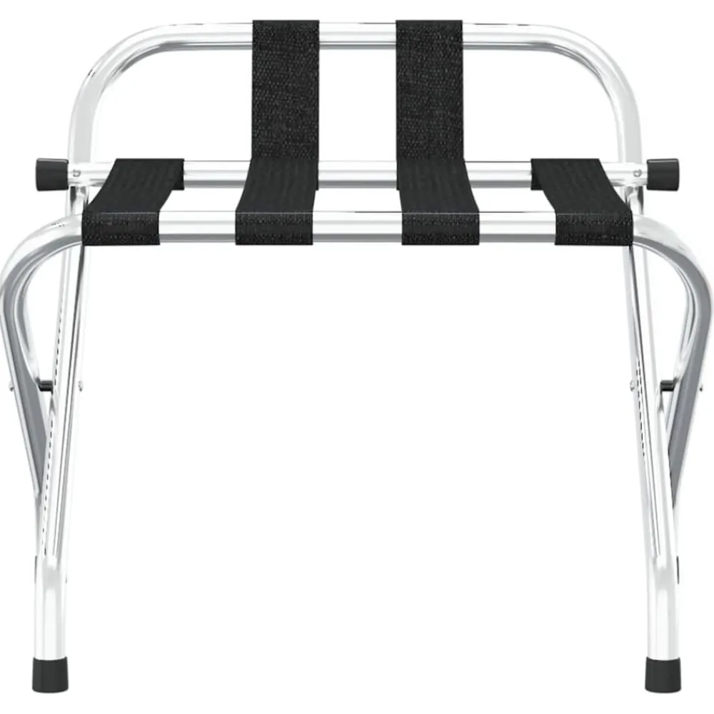 vidaXL Maletas Y Bolsos De Viaje-Portaequipajes con respaldo plateado 56x39x52 cm