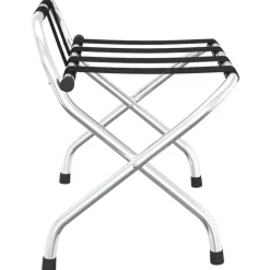 vidaXL Maletas Y Bolsos De Viaje-Portaequipajes con respaldo plateado 56x39x52 cm