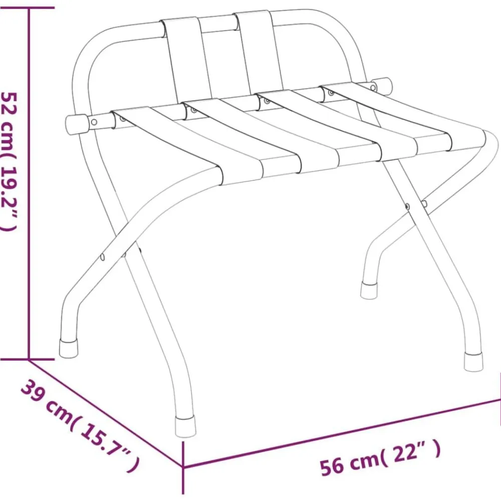 vidaXL Maletas Y Bolsos De Viaje-Portaequipajes con respaldo plateado 56x39x52 cm