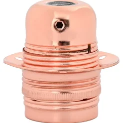 vidaXL Portalámparas 2 uds bronce oro rosa E27 Rosa dorado Clearance