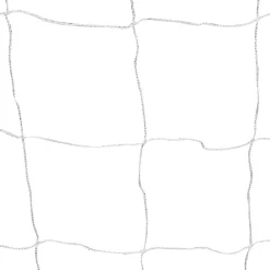vidaXL Portería de fútbol con red acero blanco 182x61x122 cm