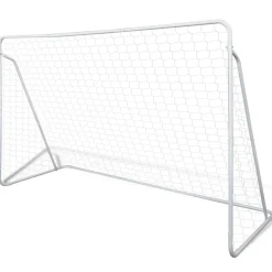 vidaXL Porterías de fútbol de acero 2 unidades 240x90x150 cm Best