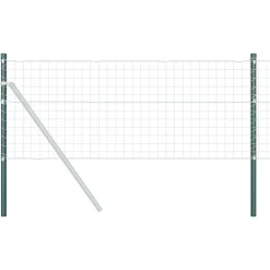 vidaXL Poste de Valla 2 pcs 50 cm Verde Outlet