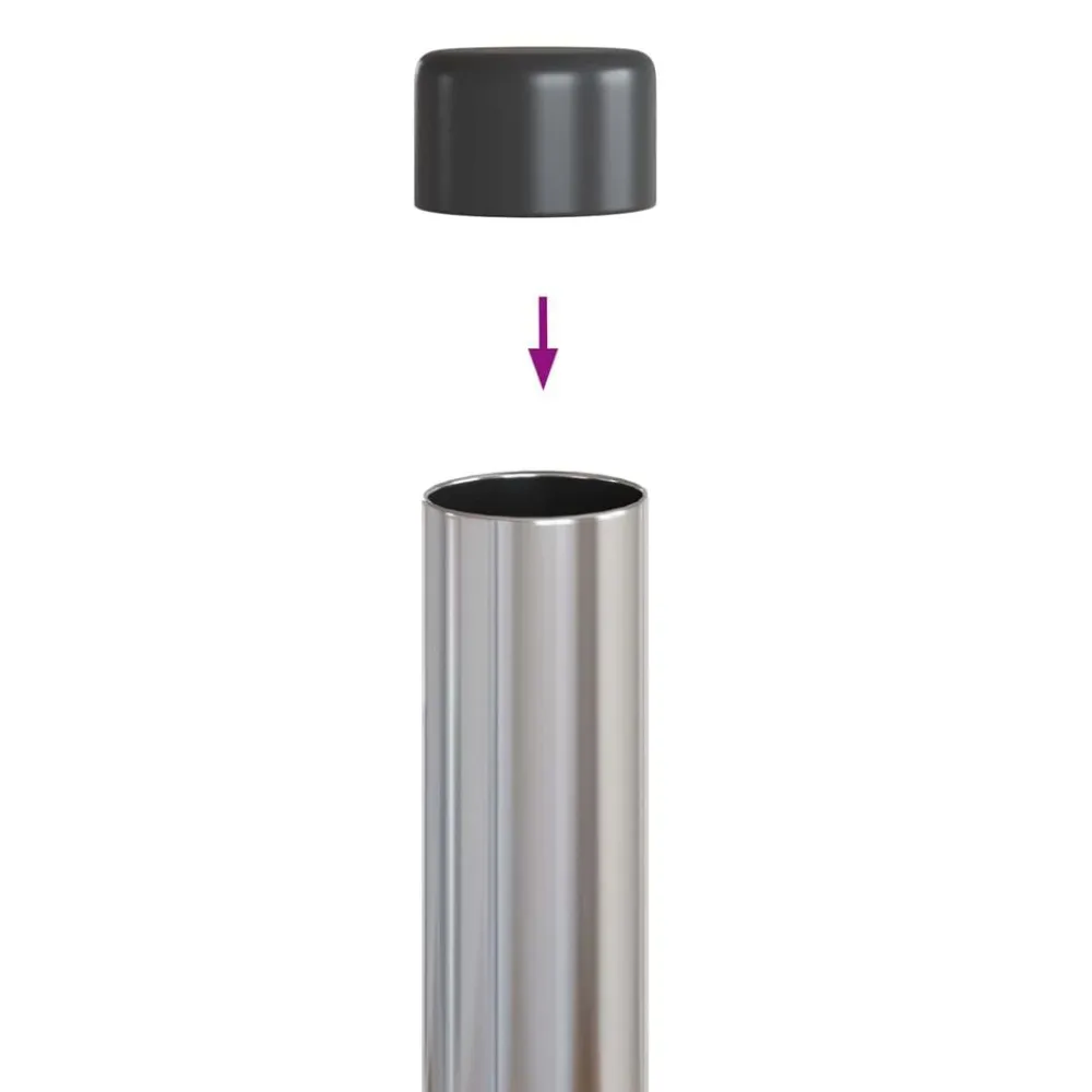 vidaXL Vallas De Jardín-Poste de Valla 2 pcs 50 cm