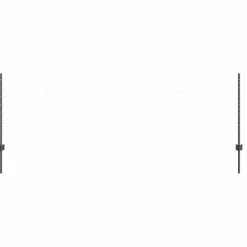vidaXL Vallas De Jardín-Poste de Valla 5 pcs Gris 80 cm Acero