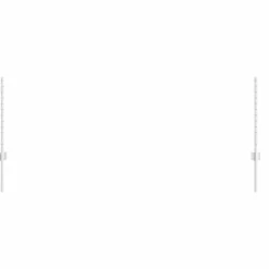 vidaXL Poste de Valla 5 pcs Plateado 80 cm Acero Acero galvanizado/plata Best