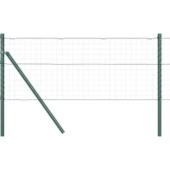 vidaXL Poste de Valla 52 pcs 3,2 x 3,2 x 80 cm Verde Best