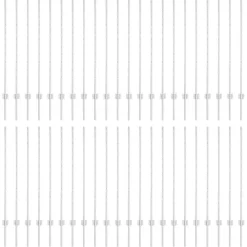 vidaXL Poste de Valla 44 pcs Plateado 160 cm Acero Acero galvanizado/plata Discount