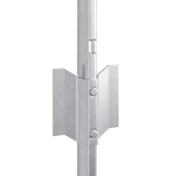 vidaXL Vallas De Jardín-Poste de Valla 5 pcs Plateado 40 cm Acero