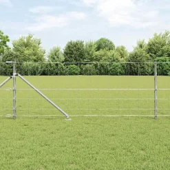 vidaXL Poste de Valla Galvanizado 25 x 0,8 m Acero