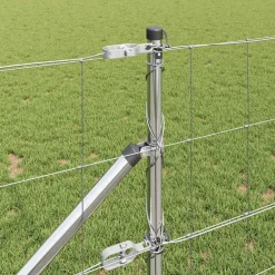 vidaXL Poste de Valla Galvanizado 25 x 0,8 m Acero