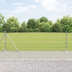 vidaXL Poste de Valla Galvanizado 25 x 0,8 m Acero Online