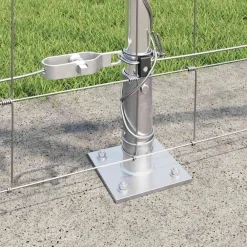 vidaXL Poste de Valla Galvanizado 25 x 0,8 m Acero Online