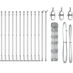 vidaXL Poste de Valla Galvanizado 25 x 0,8 m Acero Online