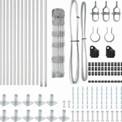 vidaXL Poste de Valla Galvanizado 25 x 0,8 m Acero Online