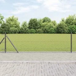 vidaXL Vallas De Jardín-Poste de Valla 10 x 0,4 m (malla de 40 x 40 mm)
