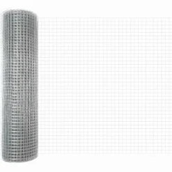 vidaXL Poste de Valla Plateado 50 x 0,5 m (malla de 12 x 12 mm) Acero Acero galvanizado Sale