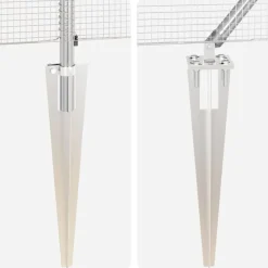 vidaXL Poste de Valla Plateado 50 x 0,5 m (malla de 12 x 12 mm) Acero Acero galvanizado Sale